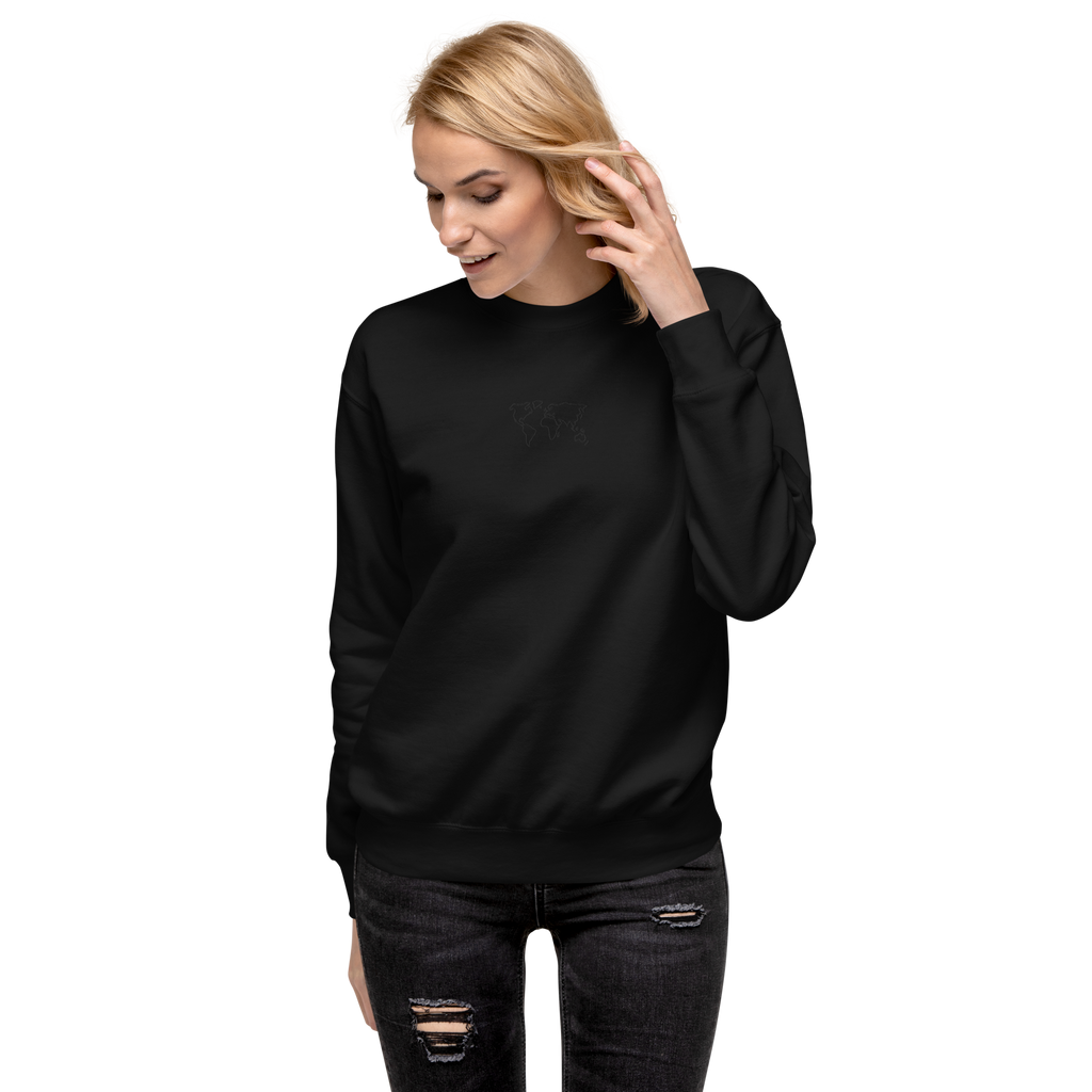 World Outline Sweatshirt