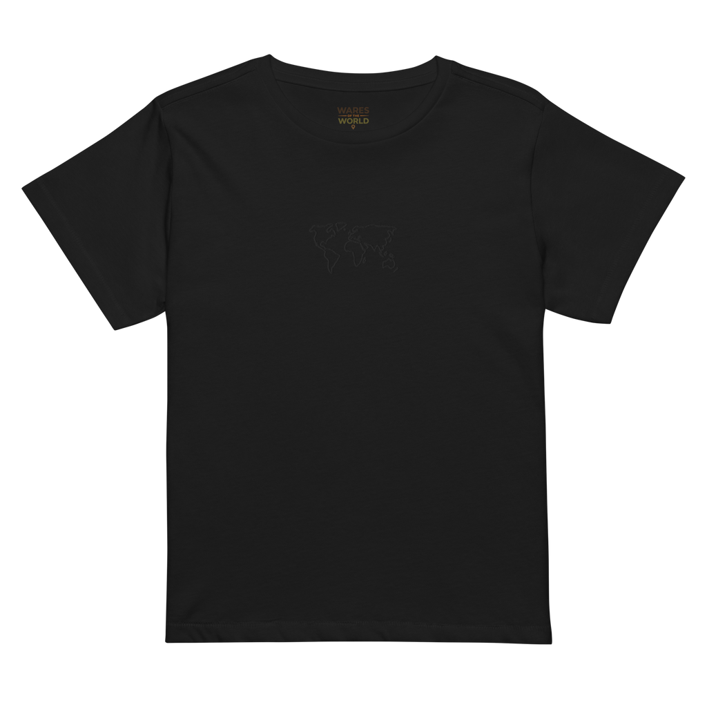 World Outline Women’s Cropped T-Shirt