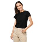 World Outline Women’s Cropped T-Shirt