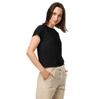 World Outline Women’s Cropped T-Shirt