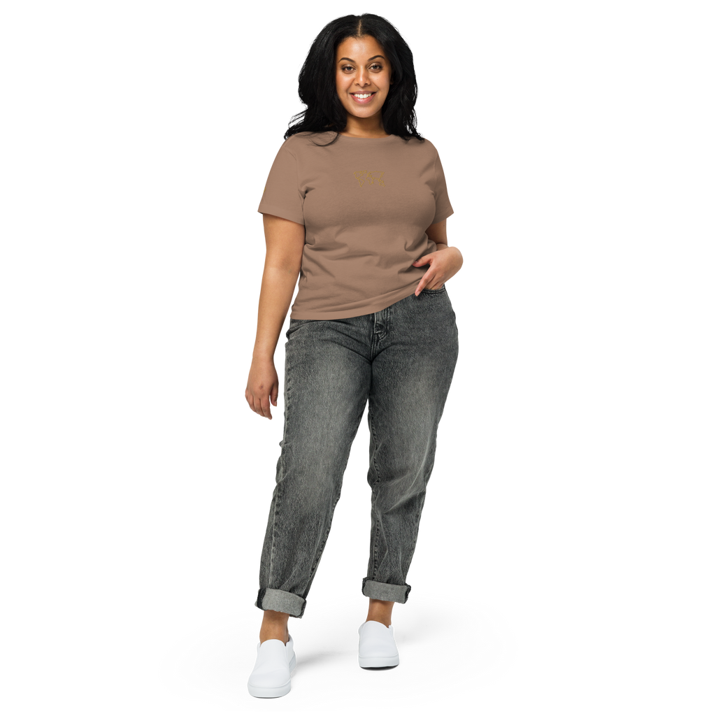 World Outline Women’s Cropped T-Shirt